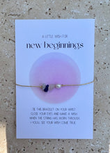 Lade das Bild in den Galerie-Viewer, make a wish bracelet - new beginnings