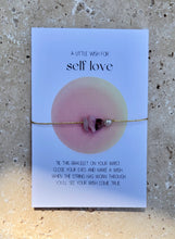 Lade das Bild in den Galerie-Viewer, make a wish bracelet - self love