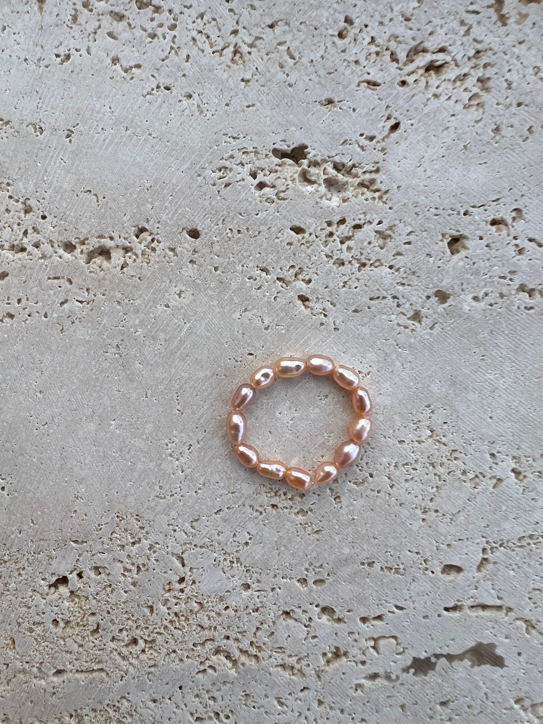 Baby Pearl Ring rosé